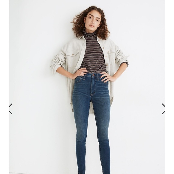 Madewell Roadtripper super soft jeans skinny ankle waist 26 - Picture 6 of 15